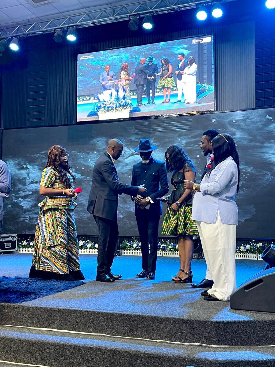 A moment from a Mrs & More gathering — couples honoured on stage.